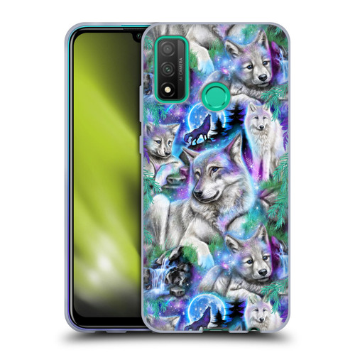 Sheena Pike Animals Daydream Galaxy Wolves Soft Gel Case for Huawei P Smart (2020)