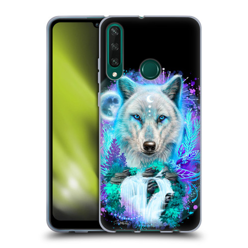 Sheena Pike Animals Winter Wolf Spirit & Waterfall Soft Gel Case for Huawei Y6p