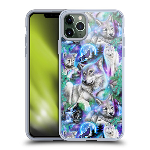Sheena Pike Animals Daydream Galaxy Wolves Soft Gel Case for Apple iPhone 11 Pro Max