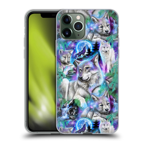 Sheena Pike Animals Daydream Galaxy Wolves Soft Gel Case for Apple iPhone 11 Pro