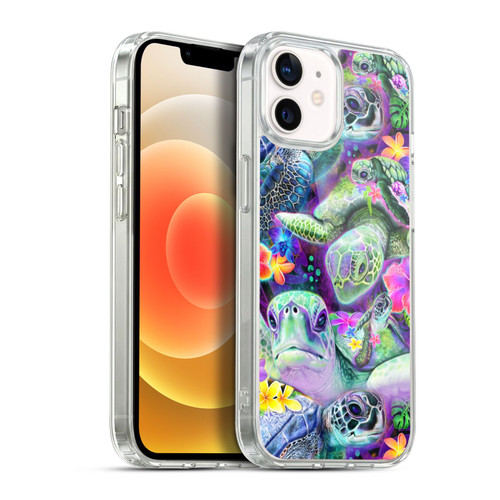Sheena Pike Animals Daydream Sea Turtles & Flowers Soft Gel Case for Apple iPhone 12 / iPhone 12 Pro & MagSafe