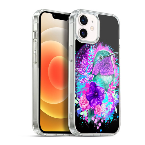 Sheena Pike Animals Purple Hummingbird Spirit Soft Gel Case for Apple iPhone 12 / iPhone 12 Pro & MagSafe