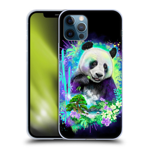 Sheena Pike Animals Rainbow Bamboo Panda Spirit Soft Gel Case for Apple iPhone 12 / iPhone 12 Pro