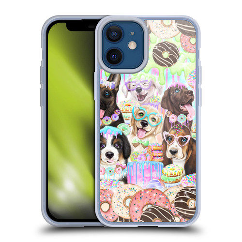 Sheena Pike Animals Puppy Dogs And Donuts Soft Gel Case for Apple iPhone 12 Mini