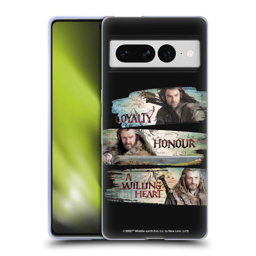 The Hobbit An Unexpected Journey Key Art Loyalty And Honour Soft Gel Case for Google Pixel 7 Pro