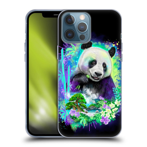 Sheena Pike Animals Rainbow Bamboo Panda Spirit Soft Gel Case for Apple iPhone 13 Pro Max