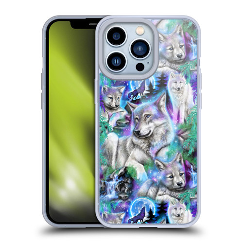 Sheena Pike Animals Daydream Galaxy Wolves Soft Gel Case for Apple iPhone 13 Pro