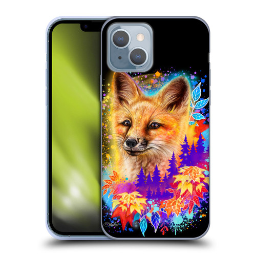 Sheena Pike Animals Red Fox Spirit & Autumn Leaves Soft Gel Case for Apple iPhone 14