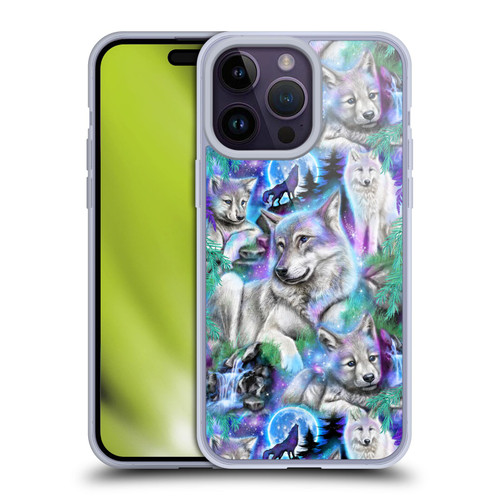 Sheena Pike Animals Daydream Galaxy Wolves Soft Gel Case for Apple iPhone 14 Pro Max