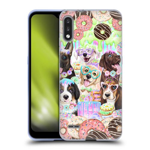Sheena Pike Animals Puppy Dogs And Donuts Soft Gel Case for LG K22