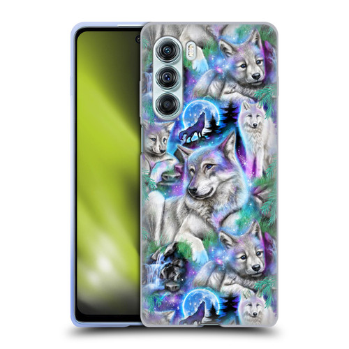 Sheena Pike Animals Daydream Galaxy Wolves Soft Gel Case for Motorola Edge S30 / Moto G200 5G