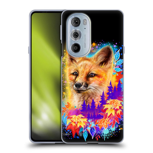 Sheena Pike Animals Red Fox Spirit & Autumn Leaves Soft Gel Case for Motorola Edge X30