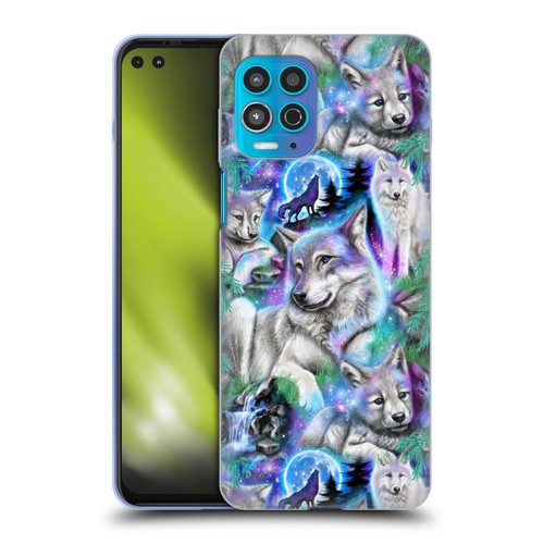 Sheena Pike Animals Daydream Galaxy Wolves Soft Gel Case for Motorola Moto G100