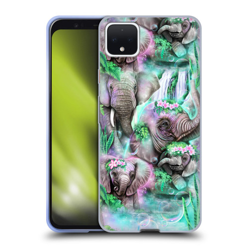 Sheena Pike Animals Daydream Elephants Lagoon Soft Gel Case for Google Pixel 4 XL