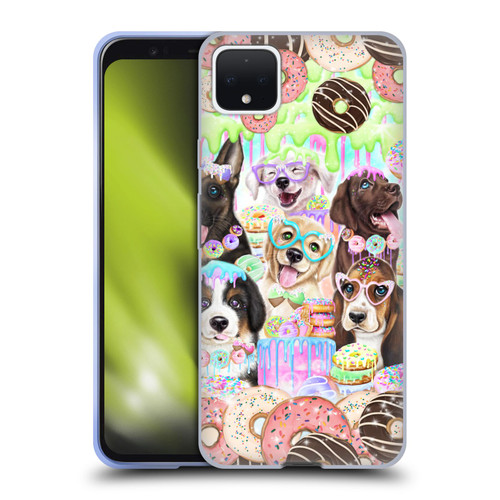 Sheena Pike Animals Puppy Dogs And Donuts Soft Gel Case for Google Pixel 4 XL