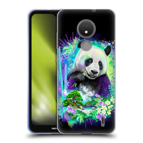 Sheena Pike Animals Rainbow Bamboo Panda Spirit Soft Gel Case for Nokia C21