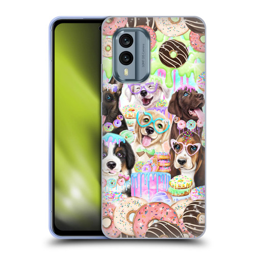 Sheena Pike Animals Puppy Dogs And Donuts Soft Gel Case for Nokia X30