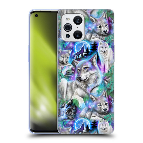 Sheena Pike Animals Daydream Galaxy Wolves Soft Gel Case for OPPO Find X3 / Pro