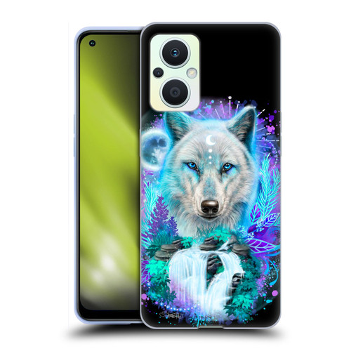 Sheena Pike Animals Winter Wolf Spirit & Waterfall Soft Gel Case for OPPO Reno8 Lite