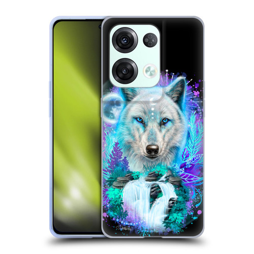 Sheena Pike Animals Winter Wolf Spirit & Waterfall Soft Gel Case for OPPO Reno8 Pro