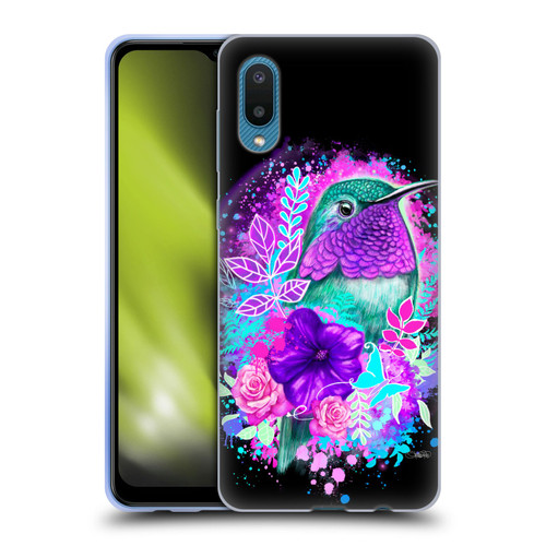 Sheena Pike Animals Purple Hummingbird Spirit Soft Gel Case for Samsung Galaxy A02/M02 (2021)