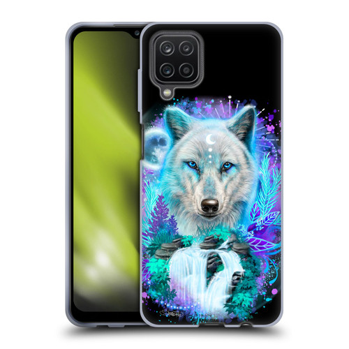 Sheena Pike Animals Winter Wolf Spirit & Waterfall Soft Gel Case for Samsung Galaxy A12 (2020)