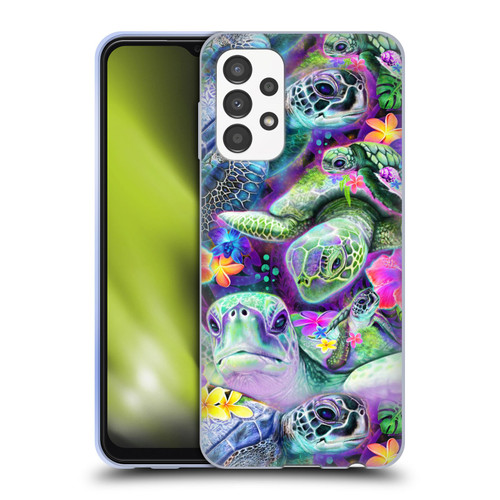 Sheena Pike Animals Daydream Sea Turtles & Flowers Soft Gel Case for Samsung Galaxy A13 (2022)