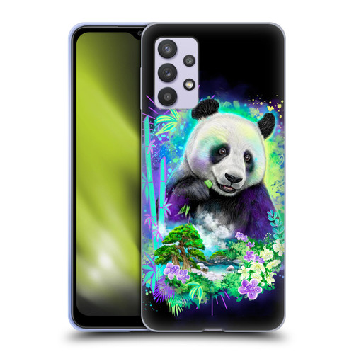 Sheena Pike Animals Rainbow Bamboo Panda Spirit Soft Gel Case for Samsung Galaxy A32 5G / M32 5G (2021)