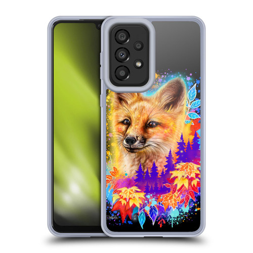 Sheena Pike Animals Red Fox Spirit & Autumn Leaves Soft Gel Case for Samsung Galaxy A33 5G (2022)