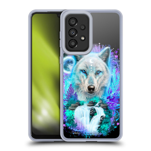 Sheena Pike Animals Winter Wolf Spirit & Waterfall Soft Gel Case for Samsung Galaxy A33 5G (2022)