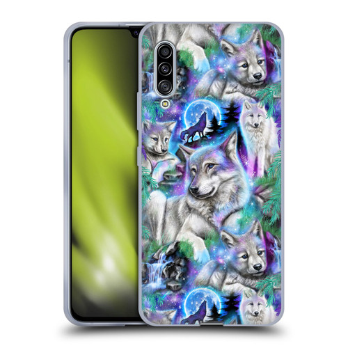 Sheena Pike Animals Daydream Galaxy Wolves Soft Gel Case for Samsung Galaxy A90 5G (2019)