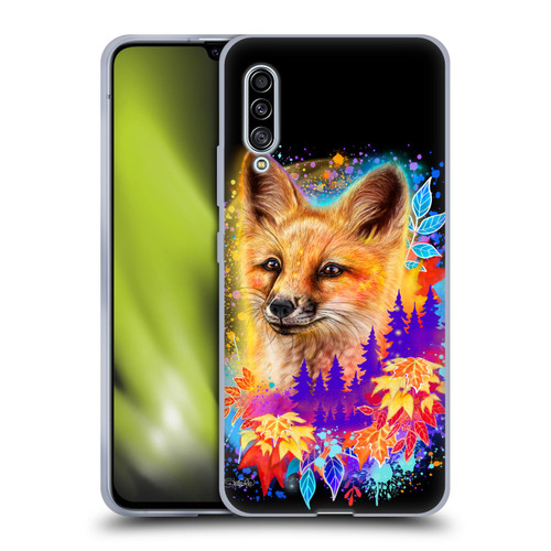 Sheena Pike Animals Red Fox Spirit & Autumn Leaves Soft Gel Case for Samsung Galaxy A90 5G (2019)