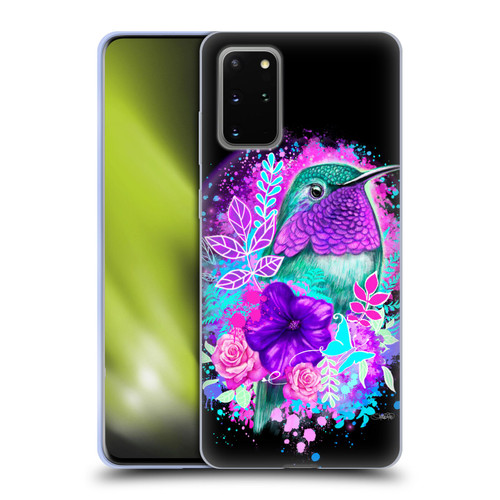 Sheena Pike Animals Purple Hummingbird Spirit Soft Gel Case for Samsung Galaxy S20+ / S20+ 5G