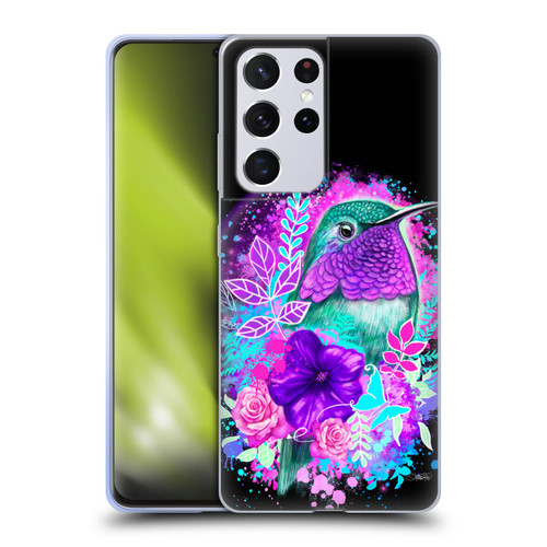 Sheena Pike Animals Purple Hummingbird Spirit Soft Gel Case for Samsung Galaxy S21 Ultra 5G