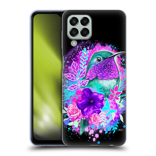 Sheena Pike Animals Purple Hummingbird Spirit Soft Gel Case for Samsung Galaxy M33 (2022)