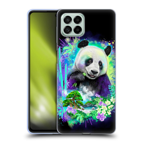Sheena Pike Animals Rainbow Bamboo Panda Spirit Soft Gel Case for Samsung Galaxy M53 (2022)