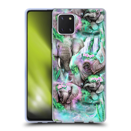 Sheena Pike Animals Daydream Elephants Lagoon Soft Gel Case for Samsung Galaxy Note10 Lite