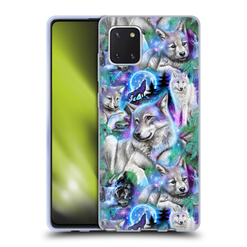 Sheena Pike Animals Daydream Galaxy Wolves Soft Gel Case for Samsung Galaxy Note10 Lite
