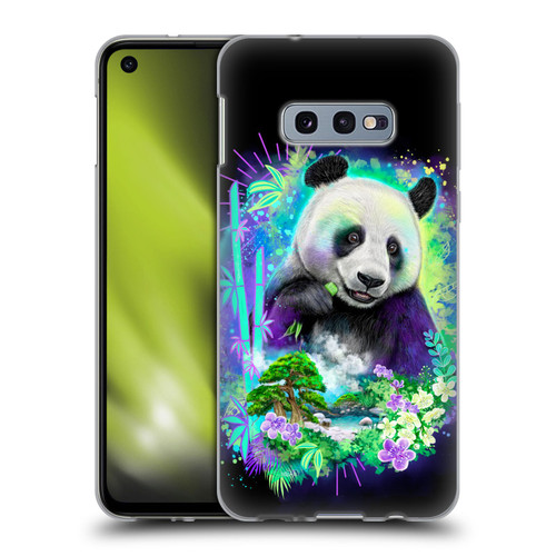 Sheena Pike Animals Rainbow Bamboo Panda Spirit Soft Gel Case for Samsung Galaxy S10e