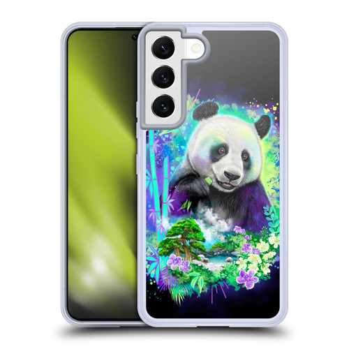 Sheena Pike Animals Rainbow Bamboo Panda Spirit Soft Gel Case for Samsung Galaxy S22 5G