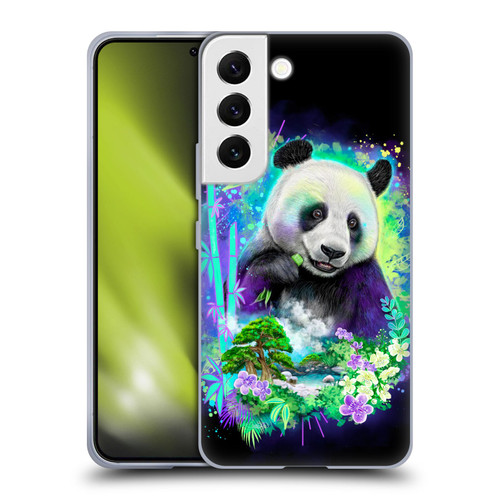 Sheena Pike Animals Rainbow Bamboo Panda Spirit Soft Gel Case for Samsung Galaxy S22 5G