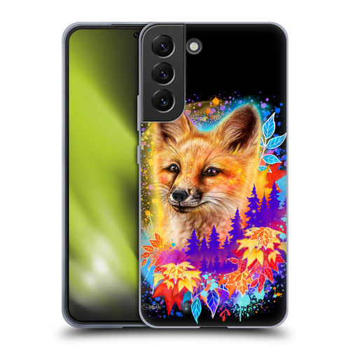 Sheena Pike Animals Red Fox Spirit & Autumn Leaves Soft Gel Case for Samsung Galaxy S22+ 5G