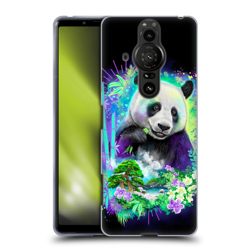 Sheena Pike Animals Rainbow Bamboo Panda Spirit Soft Gel Case for Sony Xperia Pro-I