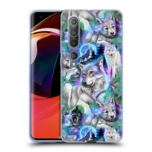 Sheena Pike Animals Daydream Galaxy Wolves Soft Gel Case for Xiaomi Mi 10 5G / Mi 10 Pro 5G