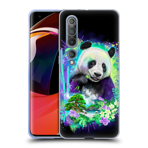 Sheena Pike Animals Rainbow Bamboo Panda Spirit Soft Gel Case for Xiaomi Mi 10 5G / Mi 10 Pro 5G