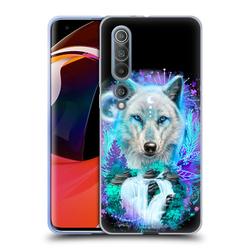 Sheena Pike Animals Winter Wolf Spirit & Waterfall Soft Gel Case for Xiaomi Mi 10 5G / Mi 10 Pro 5G