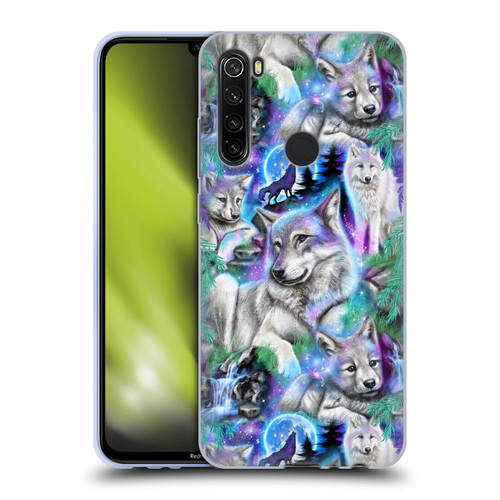 Sheena Pike Animals Daydream Galaxy Wolves Soft Gel Case for Xiaomi Redmi Note 8T