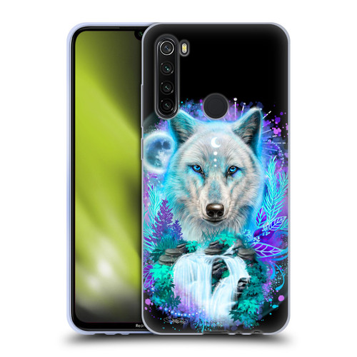 Sheena Pike Animals Winter Wolf Spirit & Waterfall Soft Gel Case for Xiaomi Redmi Note 8T