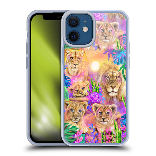 Sheena Pike Big Cats Daydream Lions And Cubs Soft Gel Case for Apple iPhone 12 Mini