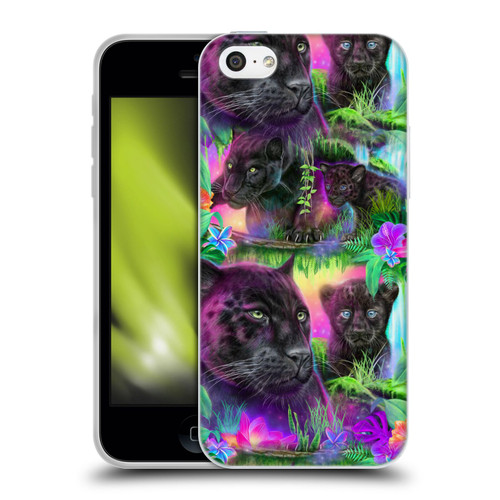 Sheena Pike Big Cats Daydream Panthers Soft Gel Case for Apple iPhone 5c